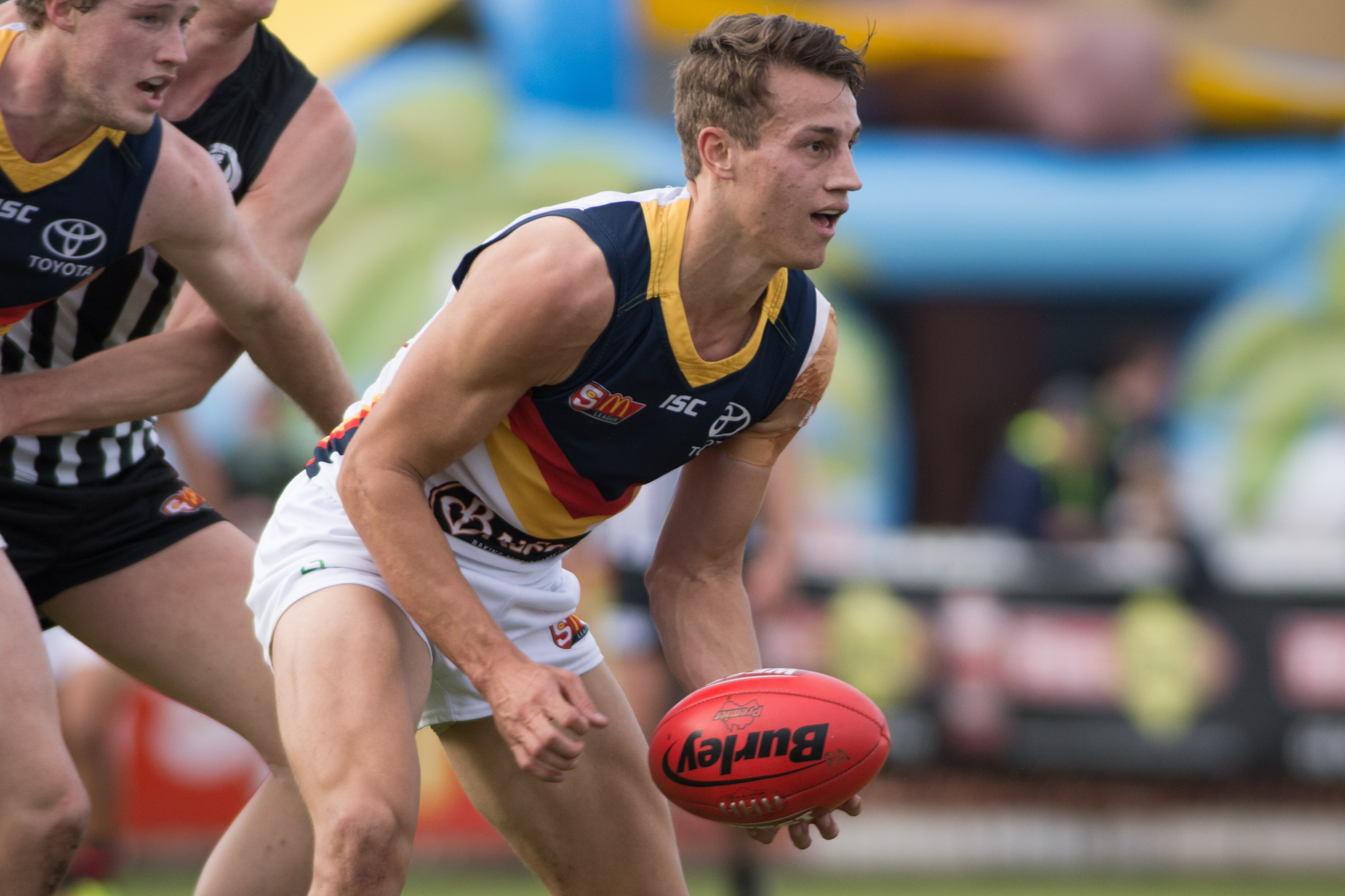 Adelaide - 2017 SANFL R12 v Port Tom Doedee was the No.1 player for intercept possessions through the 2017 home and away SANFL season - Adelaide Crows